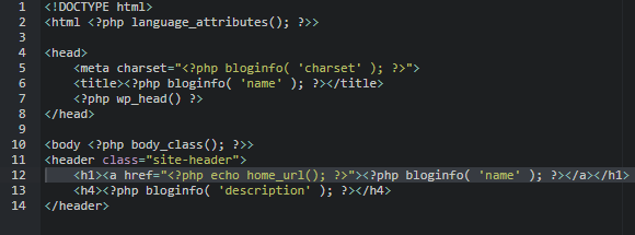 Making The Site Title Link To The Homepage — WordPress Theme Development Tutorials [All in 1 Best Series]