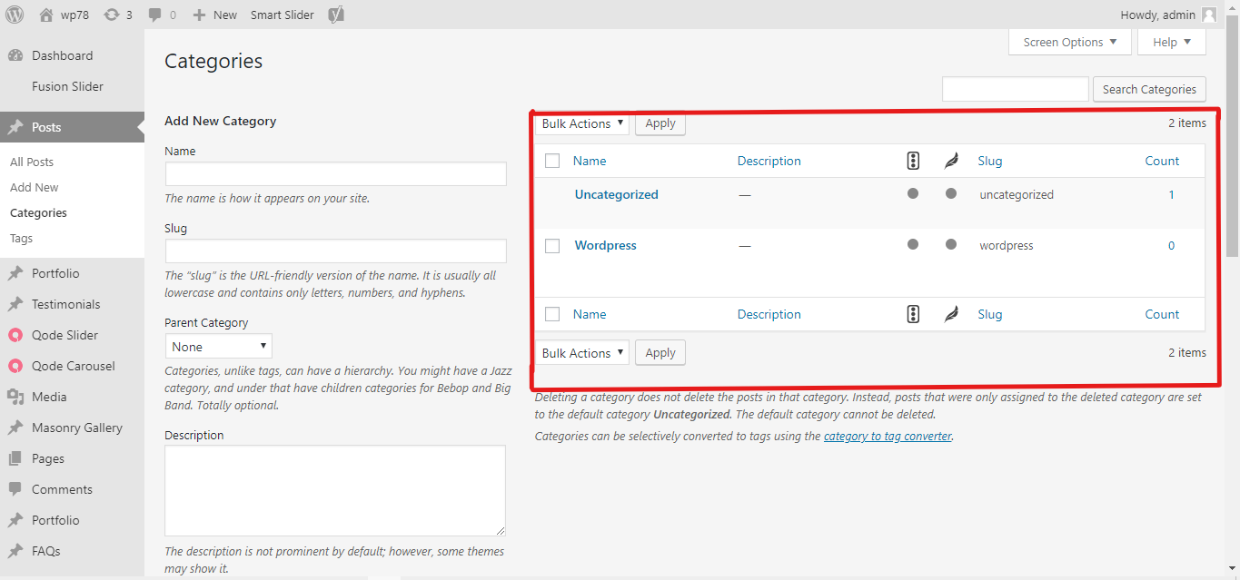 WordPress-Add Category — WordPress Tutorials [All in 1] Best Series