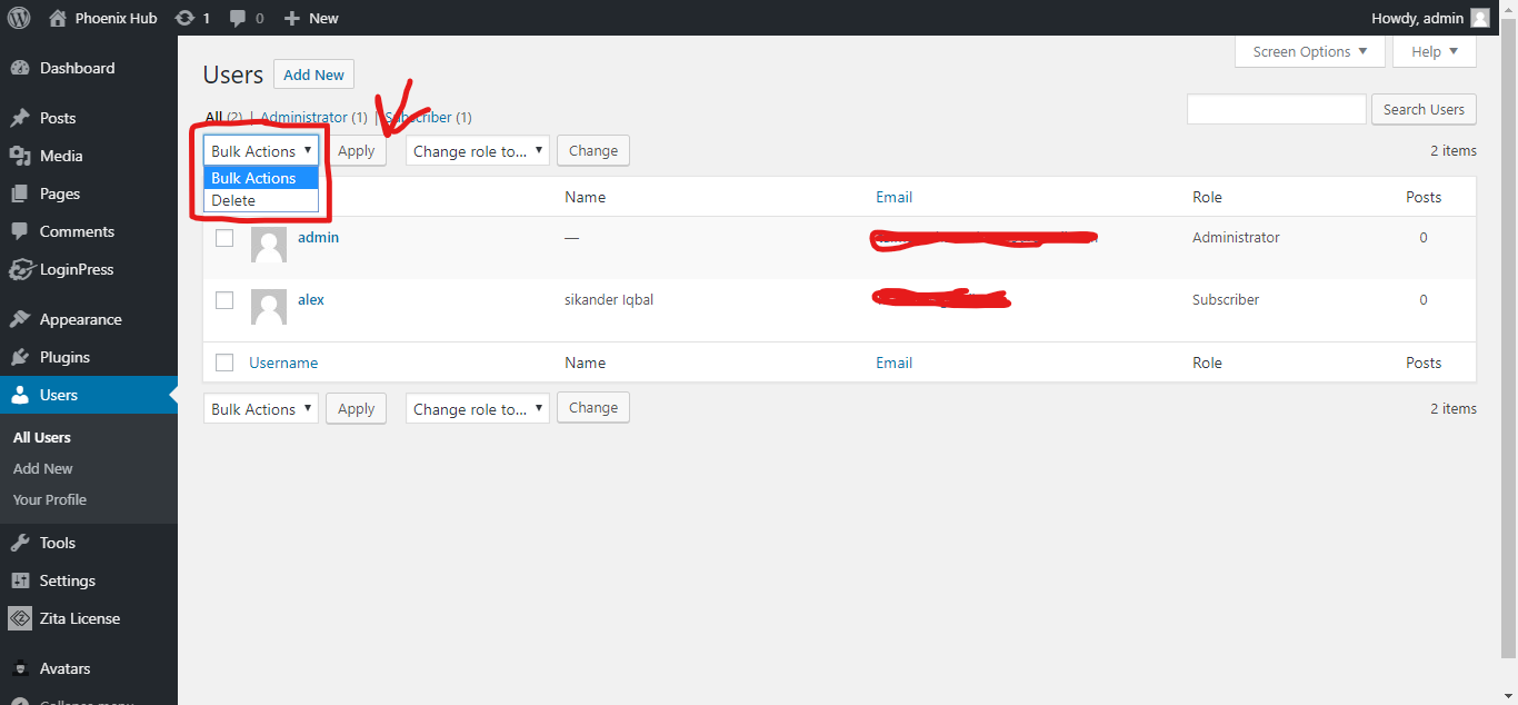 WordPress Tutorials: WordPress-Delete Users — WordPress Tutorials [All in 1] Best Series