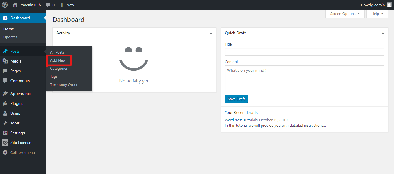 WordPress-Add Post — WordPress Tutorials [All in 1] Best Series