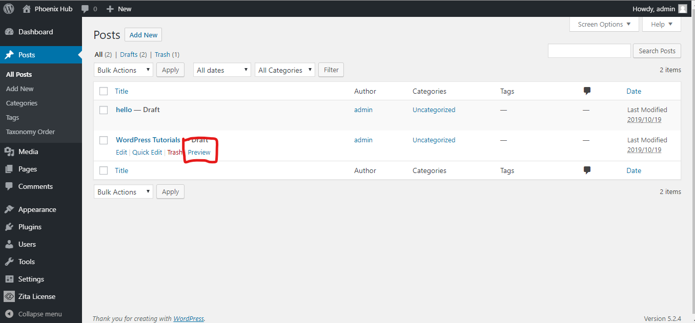 WordPress Tutorials: WordPress-Preview Posts — WordPress Tutorials [All in 1] Best Series
