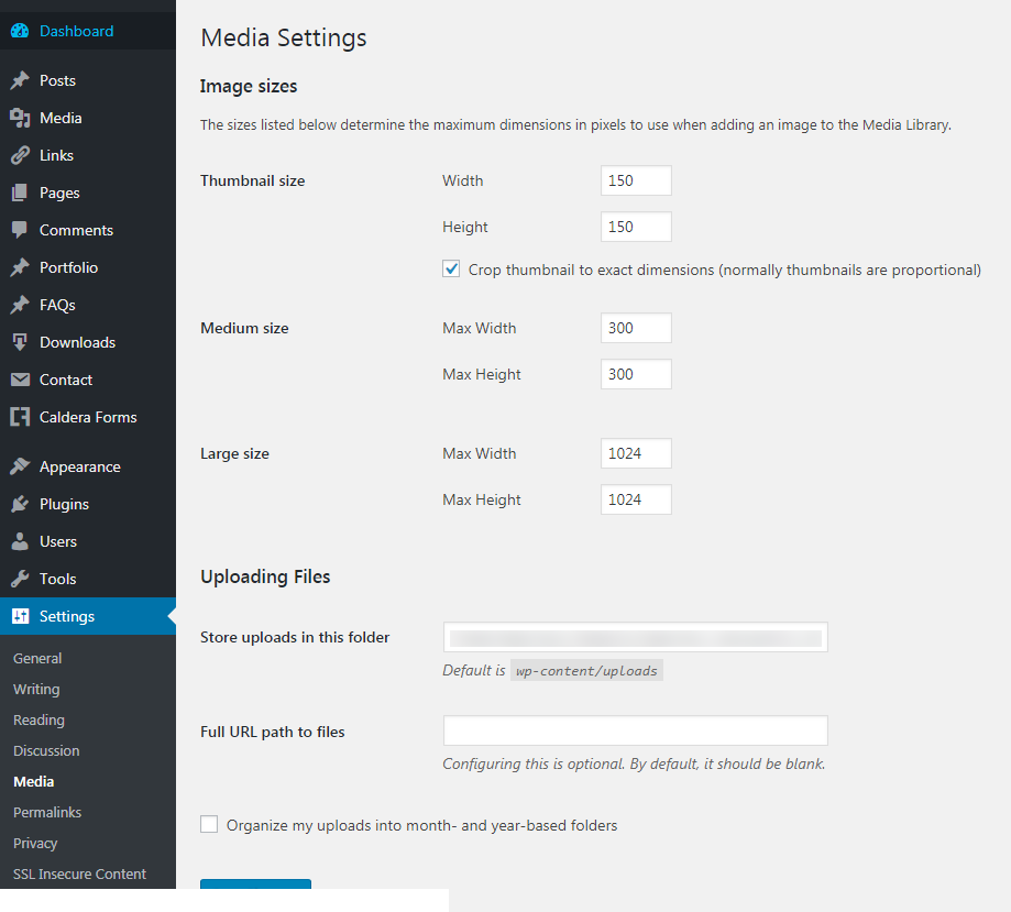 WordPress Tutorials: WordPress-Media Settings — WordPress Tutorials [All in 1] Best Series