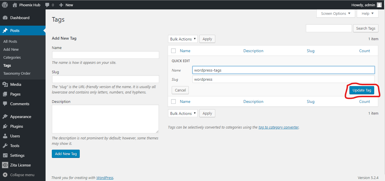 WordPress Tutorials: WordPress-Edit Tags — WordPress Tutorials [All in 1] Best Series