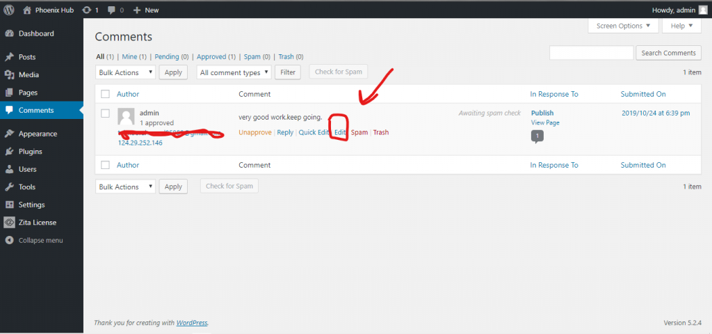 WordPress Tutorials: WordPress-Edit Comments — WordPress Tutorials [All in 1] Best Series