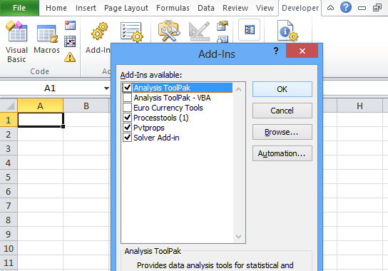 Excel Add Ins