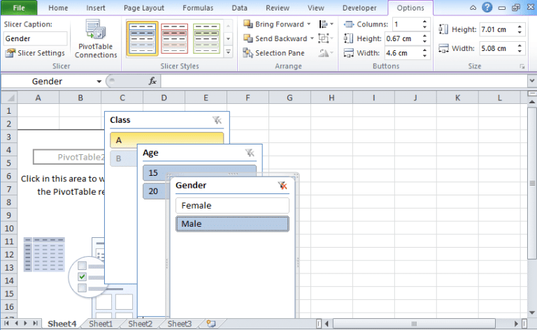 Excel Slicer 1