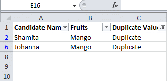 How to find duplicates in excel using filter 1