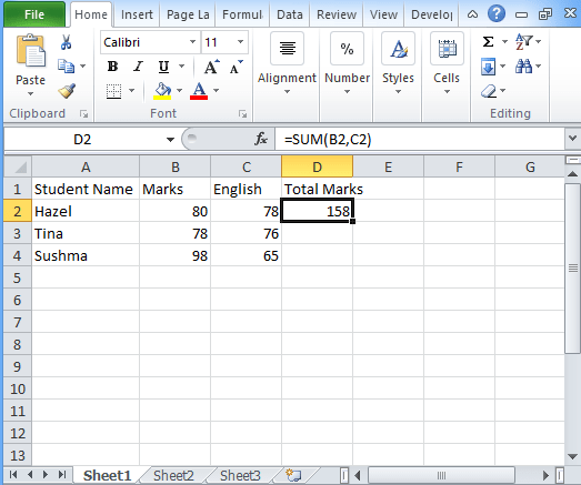 How to open excel file 2