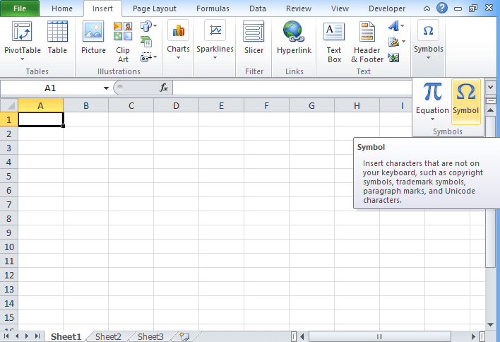 bullets in excel 1