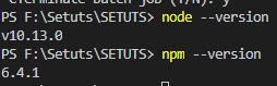 install node js and npm