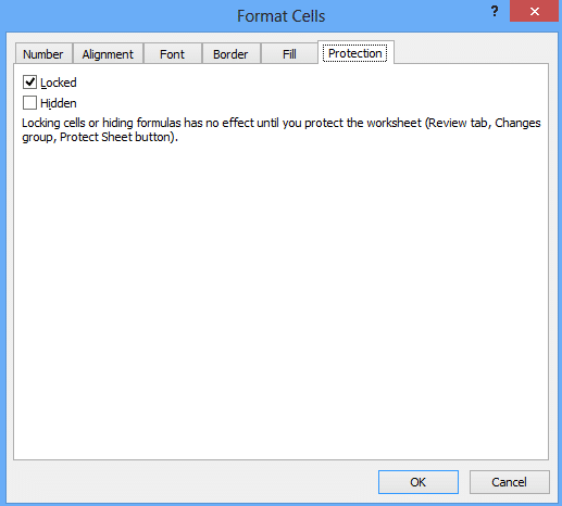 lock cells in excel 3