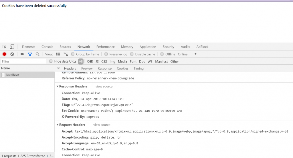 node express middleware 1