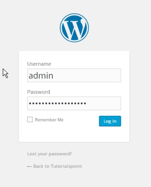 wordpress installation step7