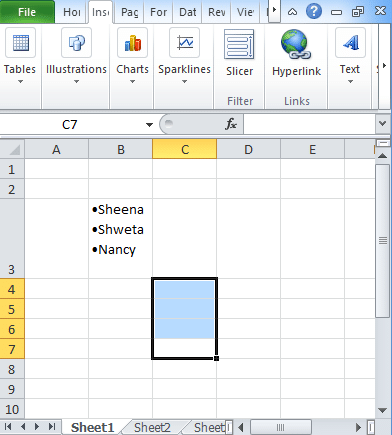 Bullets in Excel: How to Insert Bullet Points in Excel