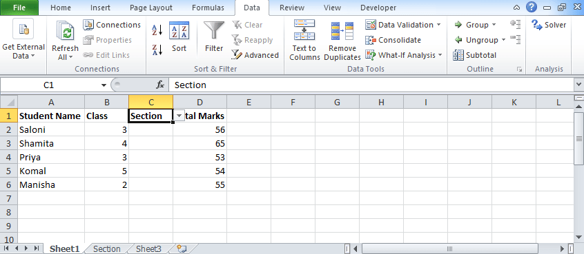 Dropdown List In Excel Data Validation