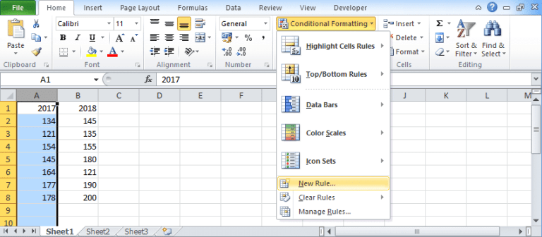 Excel-compare-two-columns-2