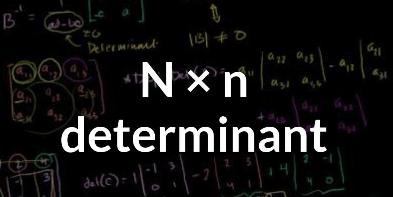 Matrix Determinant Calculator – 2 x 2, 3 x 3, 4 x 4