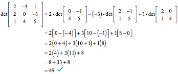 determinant calculator 10