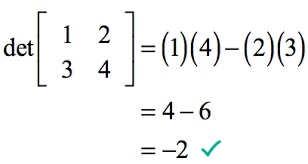 determinant calculator 2