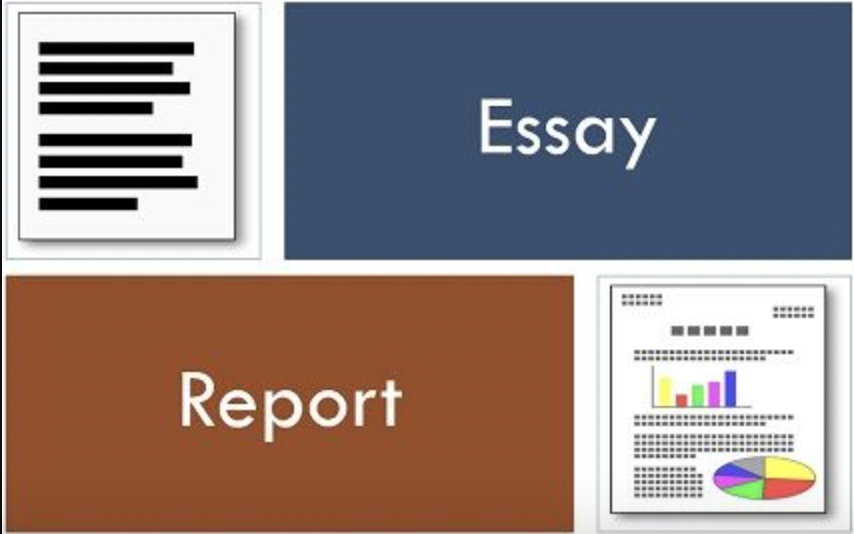 What do you know about report? How it is different from essay?